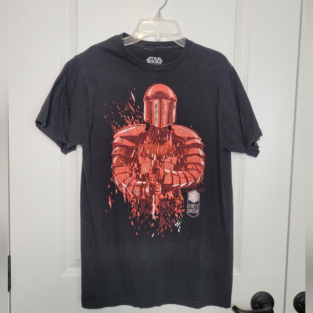 Star Wars First Order T Shirt Praetorian Guard Red Mens M Black Cotton Fifth Sun